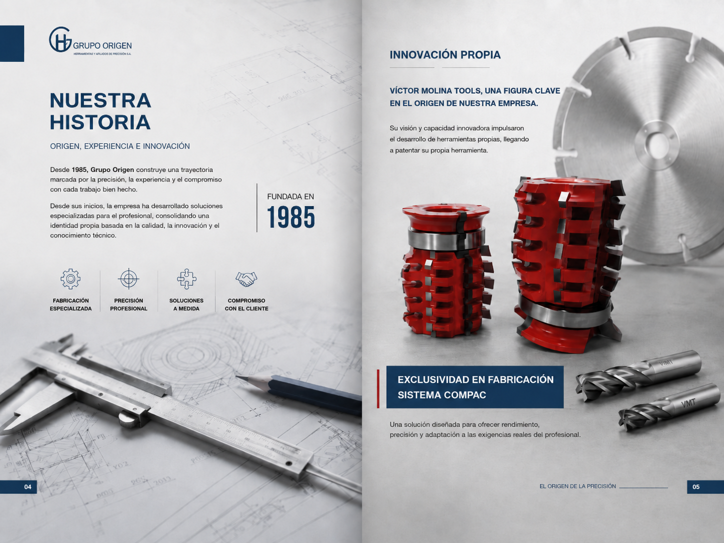 Historia e innovación propia de Grupo Origen